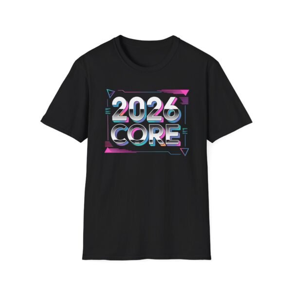 2026 Core Festival Vibes Retro Neon Manifesting Tee Shirt